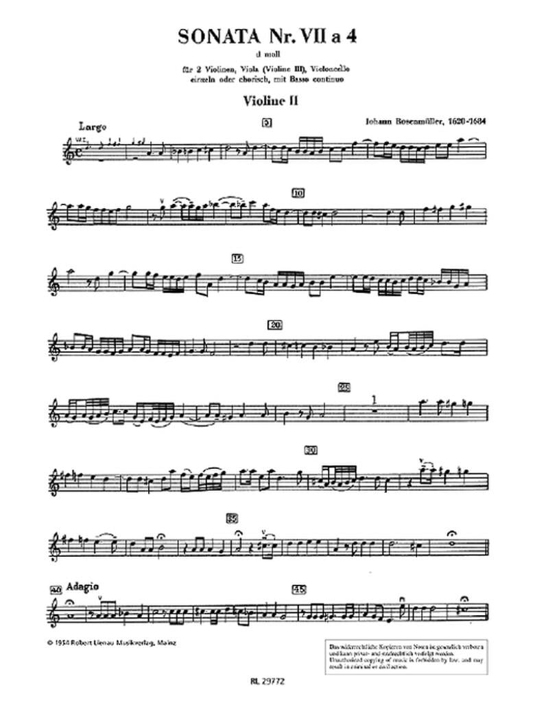Sonata 7 d-Moll a 4